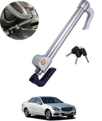 AYW Heavy Duty Double Protection Stainless Steering wheel lock with 3 keys-80 Gear Lock