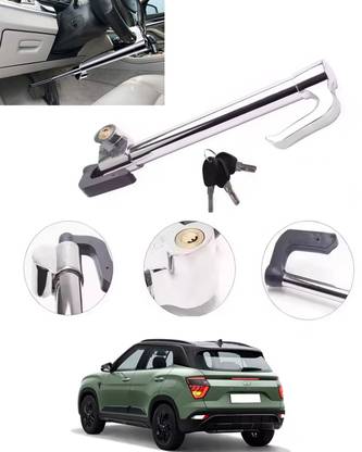 ABJD High Qulity Protection Car Steering Wheel Lock with Clutch Pedal/Brake-72 Gear Lock