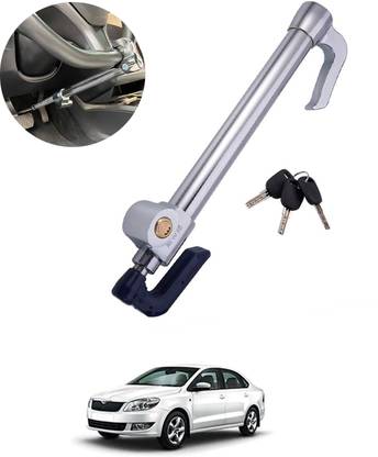 AYW Heavy Duty Double Protection Stainless Steering wheel lock with 3 keys-214 Gear Lock