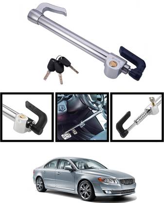 RKPSP Anti-Theft Heavy Duty Car Steering Wheel Lock with Clutch Brake Pedal Lock 227 Gear Lock