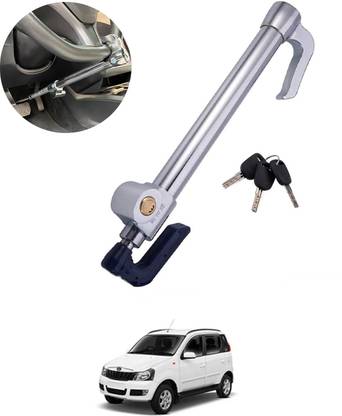 AYW Heavy Duty Double Protection Stainless Steering wheel lock with 3 keys-213 Gear Lock