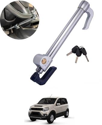 AYW Heavy Duty Double Protection Stainless Steering wheel lock with 3 keys-196 Gear Lock