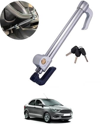 AYW Heavy Duty Double Protection Stainless Steering wheel lock with 3 keys-23 Gear Lock