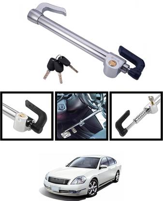 RKPSP Anti-Theft Heavy Duty Car Steering Wheel Lock with Clutch Brake Pedal Lock 263 Gear Lock