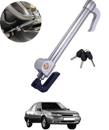 AYW Heavy Duty Double Protection Stainless Steering wheel lock with 3 keys-57 Gear Lock