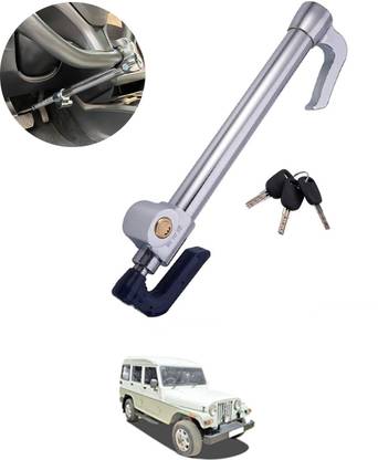 AYW Heavy Duty Double Protection Stainless Steering wheel lock with 3 keys-183 Gear Lock