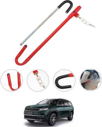 MSNP Car Steering Lock Anti-Theft Heavy Duty Lock For MeridianJeep2023 Gear Lock