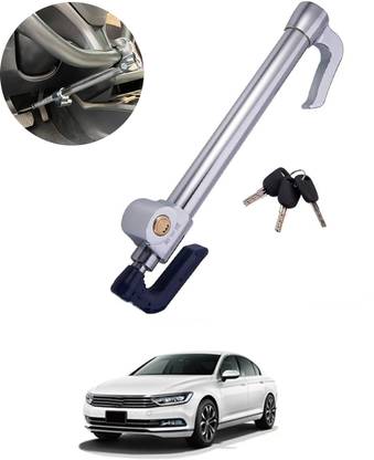 AYW Heavy Duty Double Protection Stainless Steering wheel lock with 3 keys-203 Gear Lock