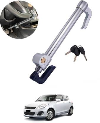 AYW Heavy Duty Double Protection Stainless Steering wheel lock with 3 keys-257 Gear Lock