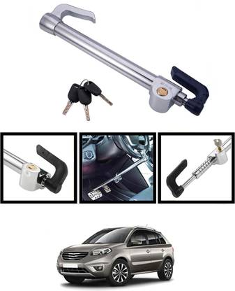 RKPSP Anti-Theft Heavy Duty Car Steering Wheel Lock with Clutch Brake Pedal Lock 165 Gear Lock