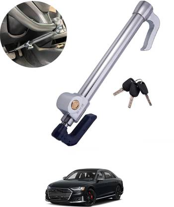 AYW Heavy Duty Double Protection Stainless Steering wheel lock with 3 keys-225 Gear Lock