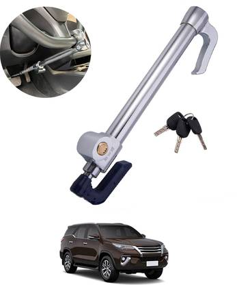 AYW Heavy Duty Double Protection Stainless Steering wheel lock with 3 keys-109 Gear Lock