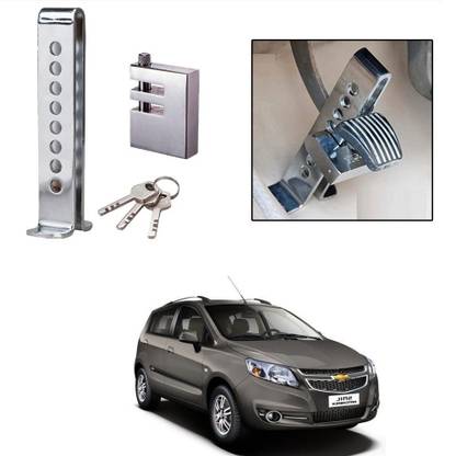 ENEMYT Stainless Steel Pedal Lock Rod or for Brake Clutch for Sail Hatchback Gear Lock