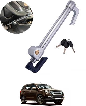 AYW Heavy Duty Double Protection Stainless Steering wheel lock with 3 keys-189 Gear Lock