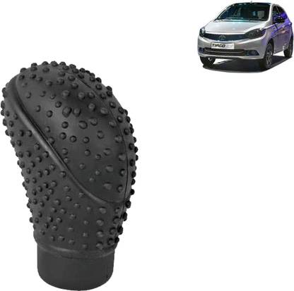 aksmit Anti-Scratch Soft Car Auto Silicone Nonslip Gear Shift Knob Protector Cover (Black) For Tiago EV Gear Shift Collar