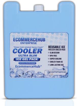 Ecommercehub Reusable Ice Gel Pack Ultra Slim Design Cooling Gel Pack Used for Cold Carrier, Beverage Cooler, Picnic/Outdoor Cooler Accessories