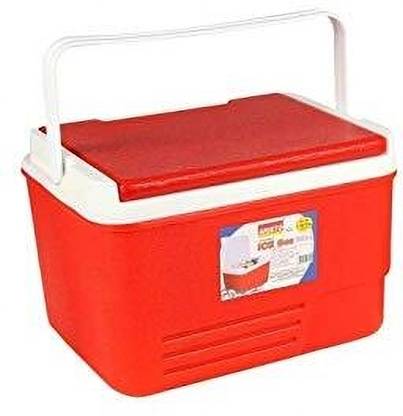 Aristo insulated Chiller Ice Box | Cold Drinks 6 Litre, Red plastic