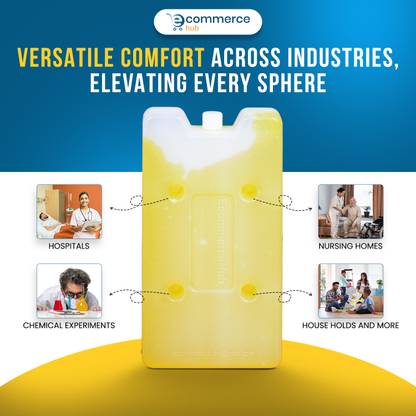 Ecommercehub Ice Gel Pack Reusable, Fully Sealed & Leakproof Reusable Long Lasting Cooling Gel Pack Pad