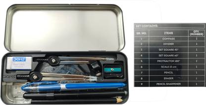 डोम्स GeoTron Mathematical Drawing Instruments Set ज्योमेट्री बॉक्स