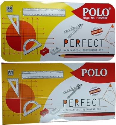 HAPPY SHOPPING STORE PERFECT MATHEMATICAL INSTRUMENT POLO GEOMETRY BOX Geometry Box