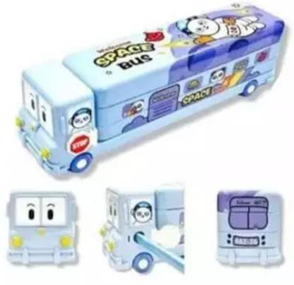 TEESLELO Cute pencil BOX made of METAL material Geometry Box