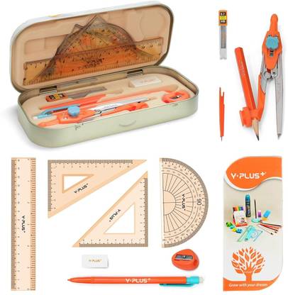 YPLUS Einstein Maths Set Geometry Box