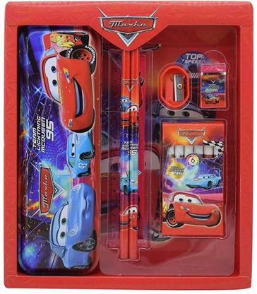 ROSEFAIR Stationery Box Pencil Pen Eraser Sharpener and Pencil Box Stationary Kit Set Geometry Box