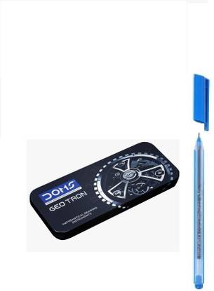 डोम्स Geotron Geometry Box and Ball Blue Pen ज्योमेट्री बॉक्स