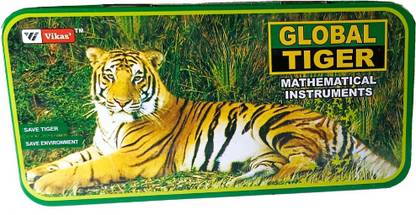 HAPPY SHOPPING STORE GLOBAL TIGER MATHEMATICAL INSTRUMENTS Geometry Box