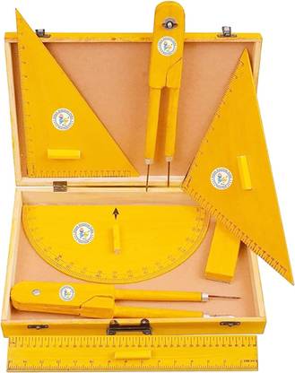 Uttam Wooden Geometry Box Geometry Box
