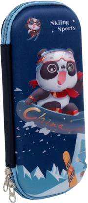 CARINSTA 3D Panda Cover Zipper Pencil Pouch CI073 Geometry Box