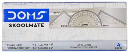 DOMS SKOOLMATE MATH. DRAW. INST. SET Geometry Box