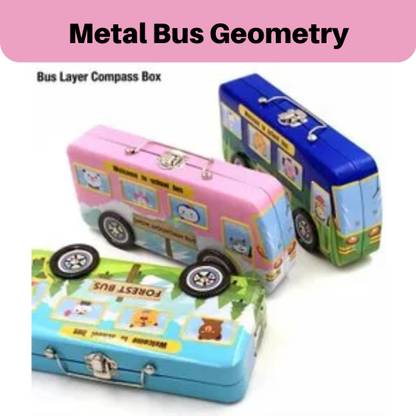 Extraposh Animal printed Bus Shape Geometry Box Geometry Box
