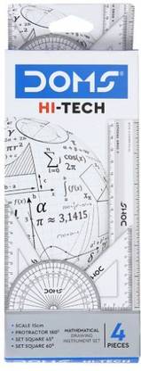 DOMS HI TECH MATH. DRAW. INST. SET Geometry Box
