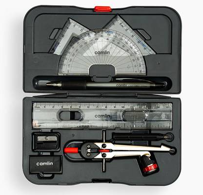 Camlin Scholar pro Mathematical Drawing Instruments Geometry Box