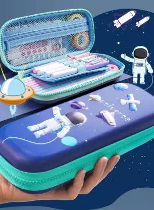 Rockjon School Kids Pencil Box Stationary Set Different compartments for Storage of Kids Geometry Box