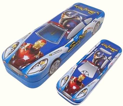 NAVDEEP COLLECTION Attractive Avengers Pencil Box/Geomatry Box For Kids Geometry Box