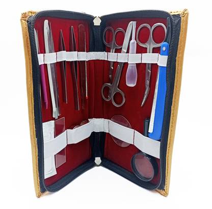 CRAFTWAFT SUCCESS BIOLOGY BOX DISSECTION BOX SET WITH ALL INSTRUMENTS STAINLESS STEEL Geometry Box
