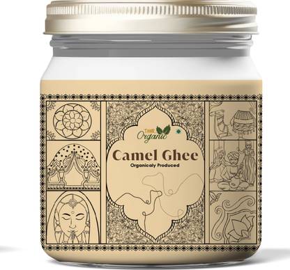 THARORGANIC Camel Ghee | Pure Camel Milk Ghee for Brain Health, Immunity, and Digestion Ghee Glass Bottle