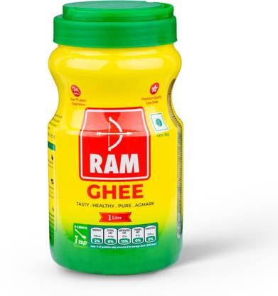 Ram Cow. Ghee Plastic Bottle