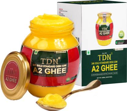 TDN A2 Ghee|A2 Bilona Ghee|Organic Cow Ghee|A2 Cow Ghee|Desi Ghee|A2 Desi Ghee Ghee Glass Bottle