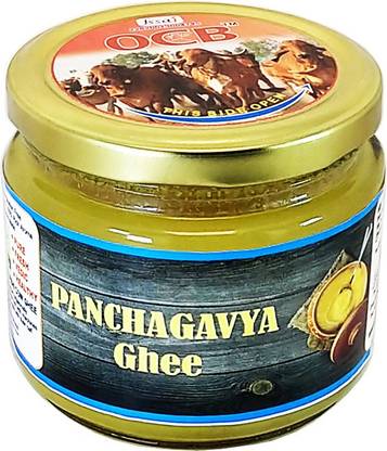 OCB PANCHAGAVYA Ghee A2 Ghee Made From Desi Cow Milk by Traditional Ghee Mason Jar