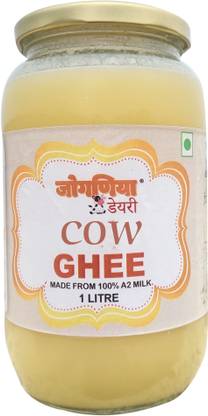 joganiya dairy Pure A2 Desi Cow Ghee, Bilona Hand Churned Healthy Ghee Glass Bottle