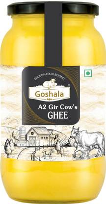 Goshala A2 Gir Cow 's Ghee Ghee Glass Bottle