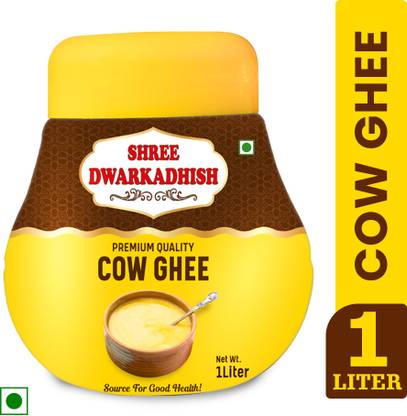 SHREE DWARKADHISH Premium Desi Cow Ghee Ghee Plastic Bottle