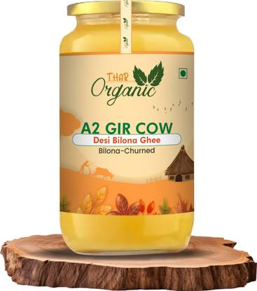 THARORGANIC A2 Desi Gir Cow Ghee | Premium Quality Ghee from Natural Gir Cow's Milk Ghee Glass Bottle
