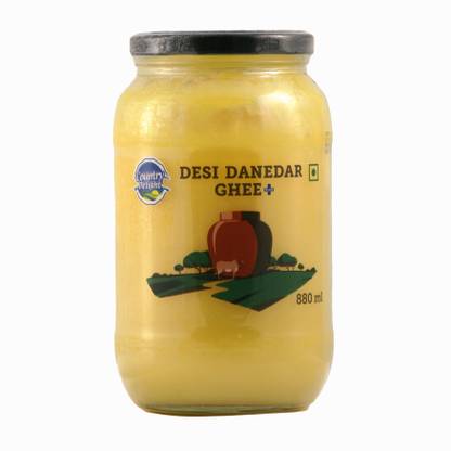 Country Delight Desi Danedar Cow Ghee Plus Ghee Mason Jar