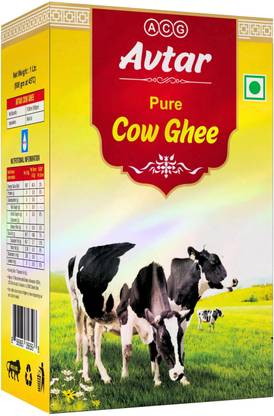 ACG Avtar Avtar Pure Cow Ghee – 500ml Litre | Traditional Desi Ghee Made from Cow Milk Fat Ghee Tetrapack