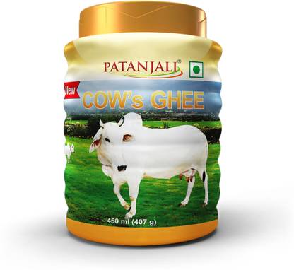 PATANJALI Pure Danedar Cow Ghee with Rich Aroma, Natural & Healthy, 500ml Pet Jar Plastic Bottle