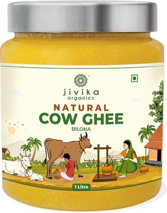 jivika naturals Natural Cow Ghee 1000ml Ghee Plastic Bottle